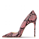 Funki Buys | Shoes | Women's Snake Skin Pattern High Stilettos