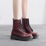 Funki Buys | Boots | Women's Men's Leather Lace Up Ankle Boots