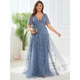 Funki Buys | Robes | Robe longue en dentelle à sequins pour femme