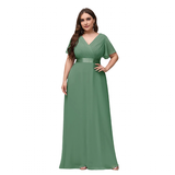 Funki Buys | Dresses | Women's Plus Size Long Evening Dress