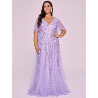 Funki Buys | Robes | Robe longue en dentelle à sequins pour femme