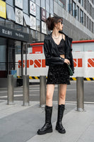 Funki Buys | Bottes | Bottes compensées à boucle punk pour femme