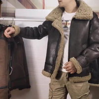 Funki Buys | Jackets | Men's Genuine Leather Sheepskin Jacket | Warm