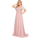 Funki Buys | Dresses | Women's Plus Size Long Evening Dress