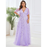 Funki Buys | Robes | Robe longue en dentelle à sequins pour femme