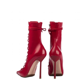 Funki Buys | Boots | Women's Stylish Lace Up Stiletto Boots