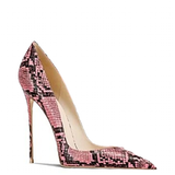 Funki Buys | Shoes | Women's Snake Skin Pattern High Stilettos