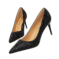 Funki Buys | Shoes | Women's High Heels Glitter Pumps | Wedding Bridal