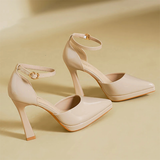 Funki Buys | Shoes | Women's Patent Leather Pointed Toe heels