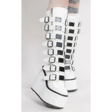 Funki Buys | Boots | Women's Metal Buckle Platform Y2K Wedge