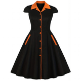 Funki Buys | Dresses | Women's Retro Rockabilly Swing Dress