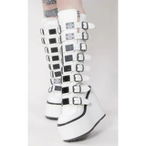 Funki Buys | Boots | Women's Metal Buckle Platform Y2K Wedge