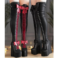 Funki Buys | Boots | Women's Over Knee Butterfly Bow Boots