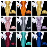 Funki Buys | Neckties | Men's Luxury 3 Pcs Silk Formal Tie Set