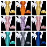 Funki Buys | Neckties | Men's Luxury 3 Pcs Silk Formal Tie Set
