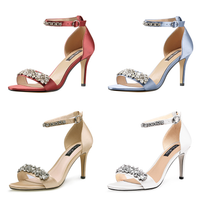Funki Buys | Shoes | Women's Rhinestone Embellished Bridal Stilettos