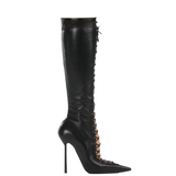 Funki Buys | Boots | Women's Stylish Lace Up Stiletto Boots
