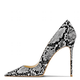 Funki Buys | Shoes | Women's Snake Skin Pattern High Stilettos