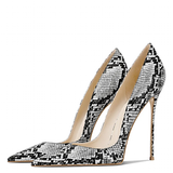 Funki Buys | Shoes | Women's Snake Skin Pattern High Stilettos