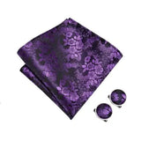 Funki Buys | Vests | Men's 4 Pcs Luxury Royal Purple Tie Vest Set