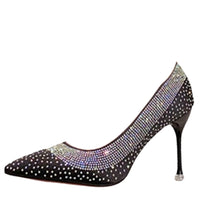 Funki Buys | Shoes | Women's Luxury Shiny Crystal High Heels Pumps | Slip On