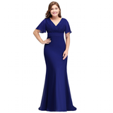 Funki Buys | Dresses | Women's Elegant Chiffon Evening Dress