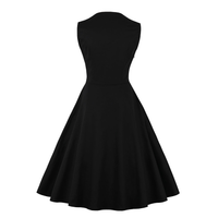 Funki Buys | Dresses | Women's Gothic Punk Black Plaid Vintage Dress