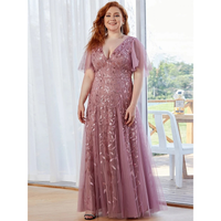 Funki Buys | Robes | Robe longue en dentelle à sequins pour femme