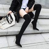 Funki Buys | Boots | Women's Cloth Leopard Print Stiletto Boots