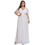 Funki Buys | Dresses | Women's Elegant Chiffon Evening Dress