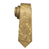 Funki Buys | Vests | Men's 4 Pcs Dark Gold Vest Tie Set
