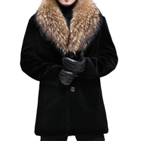 Funki Buys | Jackets | Men's Winter Faux Fox Fur Luxury Jacket | Hood