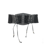 Funki Buys | Belts | Women's Buckle Strap Waist Cinch Lace Up Belts