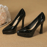 Funki Buys | Shoes | Women's Elegant Patent High Heel Pumps