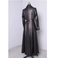 Funki Buys | Jackets | Women's Long Faux Leather Swing Coat