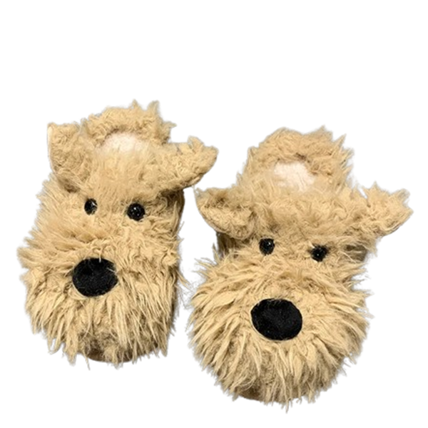 Funki Buys | Shoes | Women's Cute Shaggy Dog Slippers