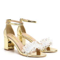 Funki Buys | Shoes | Women's Elegant Rhinestone Bridal Sandals | Formal Shoes