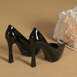 Funki Buys | Shoes | Women's Elegant Patent High Heel Pumps