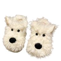 Funki Buys | Shoes | Women's Cute Shaggy Dog Slippers