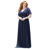 Funki Buys | Dresses | Women's Elegant Chiffon Evening Dress