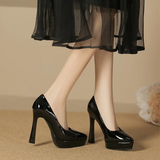 Funki Buys | Shoes | Women's Elegant Patent High Heel Pumps