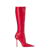 Funki Buys | Boots | Women's Stylish Lace Up Stiletto Boots