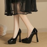 Funki Buys | Shoes | Women's Elegant Patent High Heel Pumps