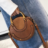 Funki Buys | Bags | Handbags | Women's Round Crossbody Bag