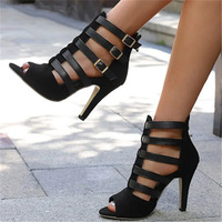 Funki Buys | Shoes | Women's Spike Heel Gladiator Sandals