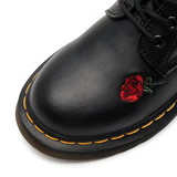 Funki Buys | Boots | Women's Men's Gothic Embroidered Leather Boots