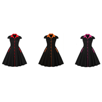 Funki Buys | Dresses | Women's Retro Rockabilly Swing Dress