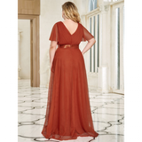 Funki Buys | Dresses | Women's Plus Size Long Evening Dress