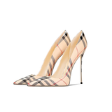 Funki Buys | Shoes | Women's Elegant Luxury Plaid High Stilettos