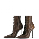 Funki Buys | Boots | Women's Stylish Lace Up Stiletto Boots